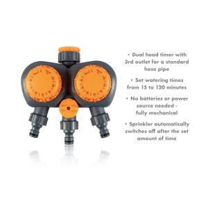 St Helens Double Head Mechanical Sprinkler Timer #2