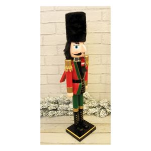 St Helens Nutcracker Christmas Decoration. Red Green #4