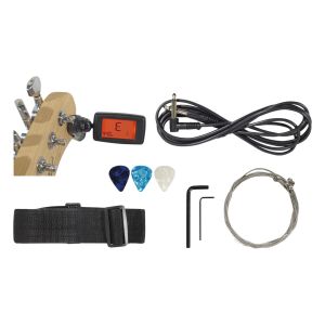 Johnny Brook Black Guitar Kit with 20W Amplifier #4
