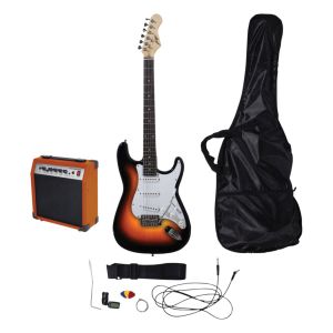 Johnny Brook Sunburst Guitar Kit with 20W Amplifier