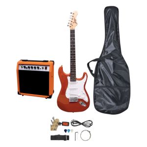 Johnny Brook Burnt Orange Guitar Kit with 20W Amplifier