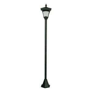 Luxform Lighting Solar Casablanca Lamp Post Light in Black