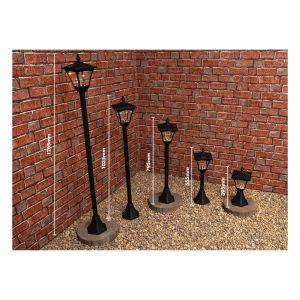 Luxform Lighting Solar Casablanca Lamp Post Light in Black #4