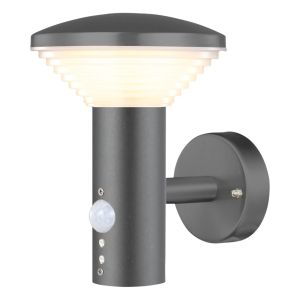 Luxform Lighting 230V Bitburg Wall Light in Anthracite with PIR