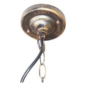 Luxform Lighting 230V Richmond Hanging Chain Light in Bronze #4