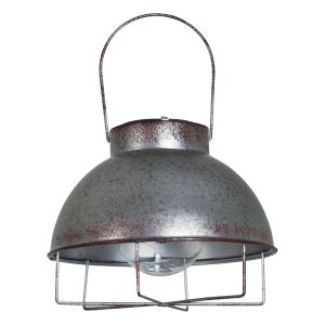 Luxform Lighting Pittsburgh Solar Steel Wire Hanging Lantern