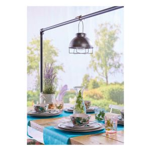 Luxform Lighting Pittsburgh Solar Steel Wire Hanging Lantern #2