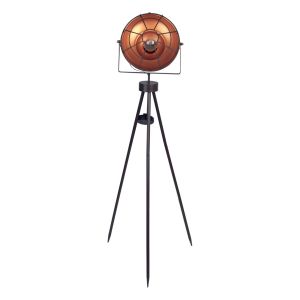 Luxform Lighting Solar Industrial LED Garden Studio Tripod Light Dresden