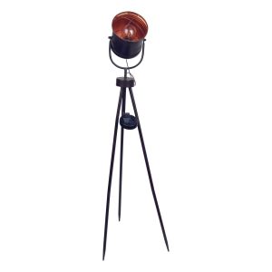 Luxform Lighting Solar Industrial LED Garden Studio Tripod Light Leipzig