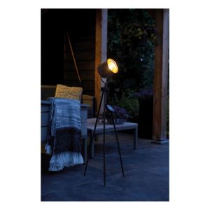 Luxform Lighting Solar Industrial LED Garden Studio Tripod Light Leipzig #2
