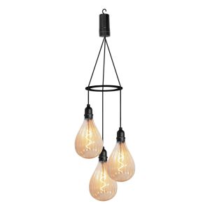 Luxform Lighting Battery Powered Galaxy 3 Drop Pendant LED Light White