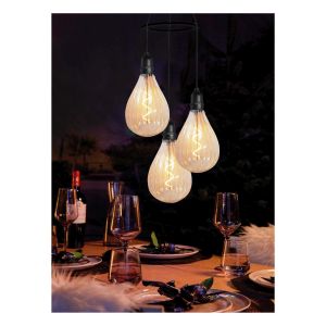 Luxform Lighting Battery Powered Galaxy 3 Drop Pendant LED Light White #2