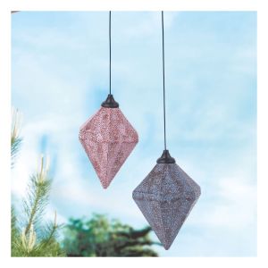 Luxform Lighting Blue Solar LED Oriental Hanging Light