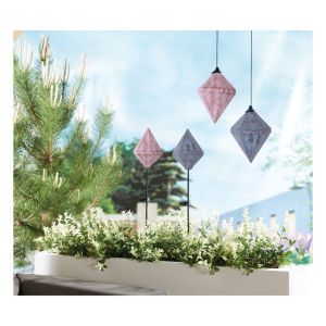 Luxform Lighting Blue Solar LED Oriental Hanging Light #2