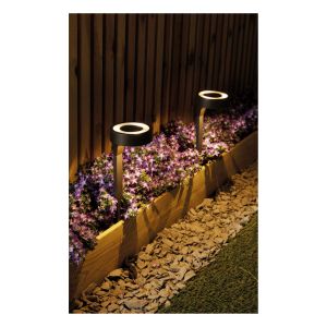 Luxform Lighting Solar LED Orange Up Down Lights. Pack of 2 #4