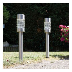 Luxform Lighting Solar LED Torino Post Light. Pack of 2