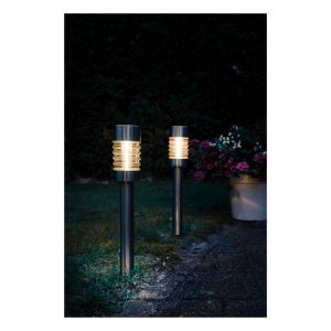 Luxform Lighting Solar LED Torino Post Light. Pack of 2 #3