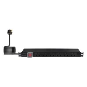 Eagle 1U 6 Way Horizontal Socket 19 Inch Power Distribution Unit