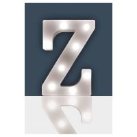 Battery Operated 3D LED Letter Z Light