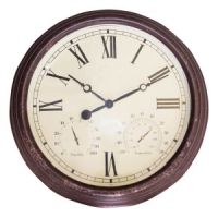 St Helens Vintage Design Outdoor Clock with Thermometer and Hygrometer