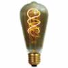 Girard Sudron LED Filament Edison Bulb Twisted (4w) E27 Smoky