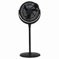 Prem I Air 12 inch Power Stand Fan with 7 Hour Timer Remote. Desk Floor or Wall Mount