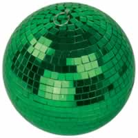 FXLab Coloured Mirror Ball. Green 200mm