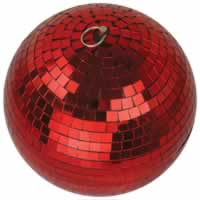 FXLab Coloured Mirror Ball. Red 200mm