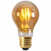 Girard Sudron LED Filament Standard Bulb 3 Loops A60 (3w) E27 Amber