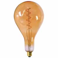 Girard Sudron LED Filament Big Bulb Twisted E27 Amber 6w