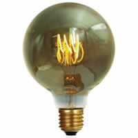 Girard Sudron LED Filament Globe Bulb 4 Loops G95 (4w) E27 Smoky