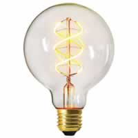 Girard Sudron LED Filament Globe Bulb Twisted G95 (4w) E27 Clear #1