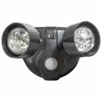 Home and Garden 10 LED Twin Head Motion Sensor Security Light