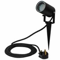 Luxform Onyx Water Resistant 230v 4w LED Outdoor Spotlight with Ground Spike