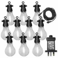 Luxform Tahiti 24V 10 Party Lights with Warm White Bulbs