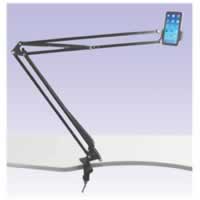 Telescopic Mobile Tablet Stand with G Clamp Mount