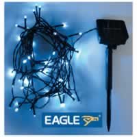 Eagle LED Solar Powered Outdoor String Lights 200 LEDs 20m Length. Blue #3