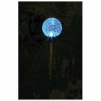 Luxform Palma RGB Warm White LED Solar Spike Light. Single. Stainless Steel #3