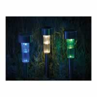 Luxform Fuego Solar LED RGB Spike Light. 24 In Display Box #3