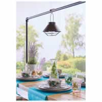 Luxform Solar Steel Wire Hanging Lantern. Detroit Model. Single #3