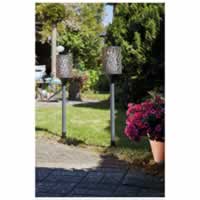 Luxform Battery Powered Charcoal Grey Cylinder Flame Candle #3