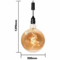 Luxform Sphere Battery Powered Pendulum Hanging Light #3