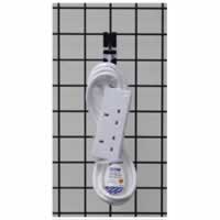 Eagle Two Gang 13A Extension Lead. White 2M #2