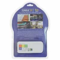 Eagle 12v IP65 Single Colour LED Tape Light Kit 5m In line PSU. Yellow #2