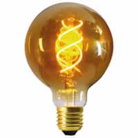 Girard Sudron LED Filament Globe Bulb G95 (4w) E27 Amber #2