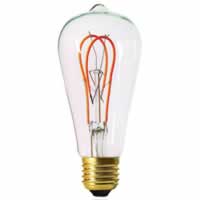 Girard Sudron LED Filament Edison Bulb Loops (4w) E27 Clear #2
