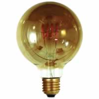 Girard Sudron LED Filament Globe Bulb 4 Loops G95 (4w) E27 Smoky #2
