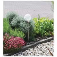 Luxform Palma RGB Warm White LED Solar Spike Light. Single. Stainless Steel #2