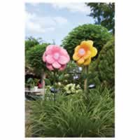 Luxform Anemone Flower Solar Light. Soft Pink. Box of 2 #2