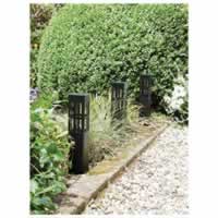 Luxform Polaris Intelligent Solar LED Square Bollard Post Light 20 Lumen #2